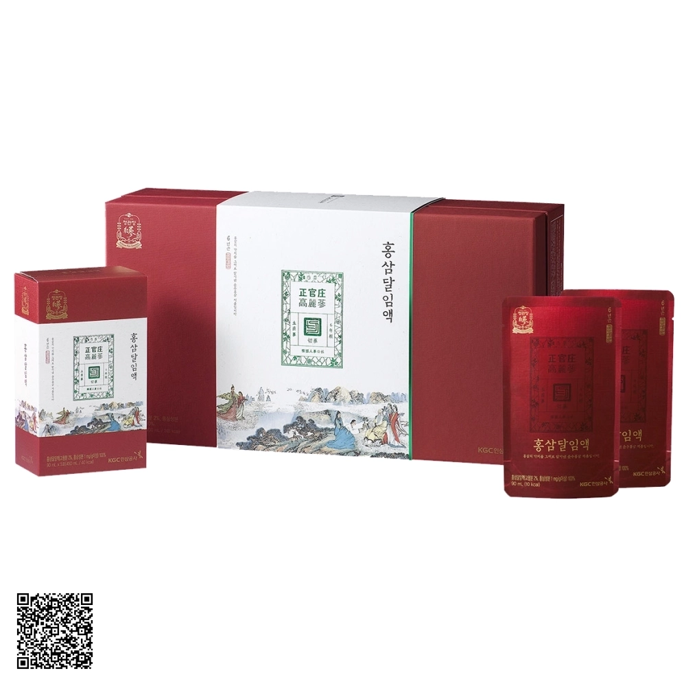 Nước Hồng Sâm Tinh Khiết Hảo Hạng KGC Jung Kwan Jang Pure Extract Từ Hàn Quốc 30 Gói