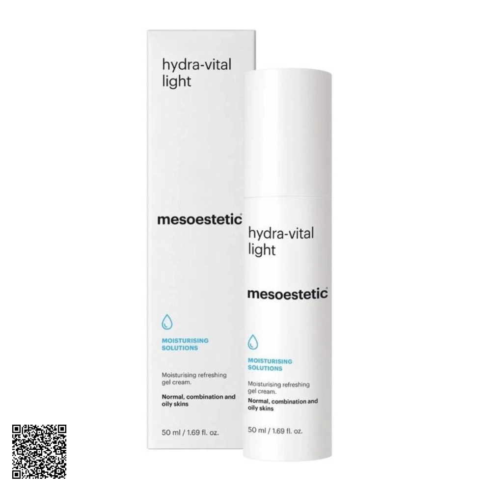 Kem Dưỡng Ẩm Mesoestetic Moisturizing Solutions Hydra-Vital Light Từ Tây Ban Nha 50ml