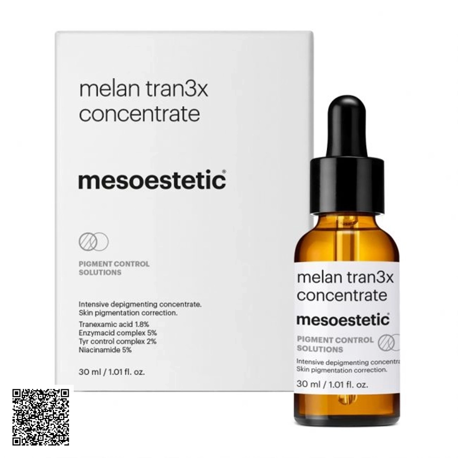 Serum Mờ Nám Mesoestetic Pigment Control Solutions Melan Tran3x Concentrate Từ Tây Ban Nha 30ml