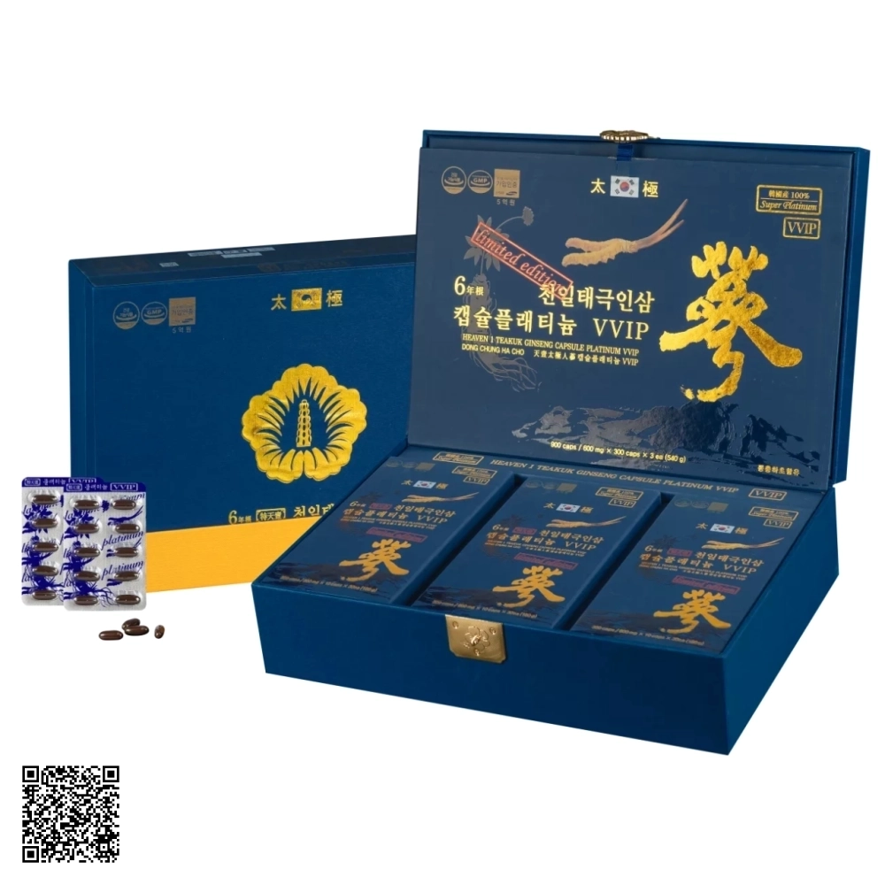 Viên Thiên Sâm Đông Trùng Hạ Thảo Kingsize Từ Hàn Quốc Hộp 900 Viên
