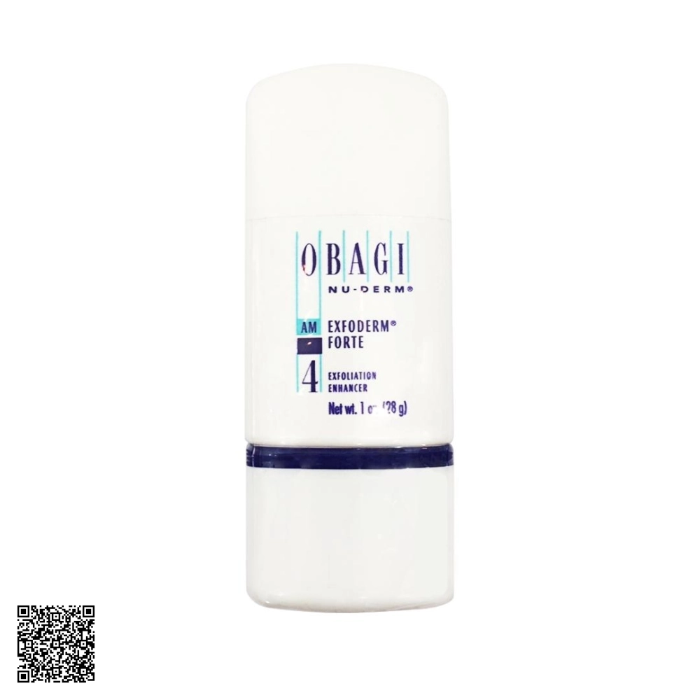 Kem Tẩy Da Chết Obagi Nu-derm Exfoderm Forte 4 Cho Da Dầu Chứa AHA Từ Mỹ 28g