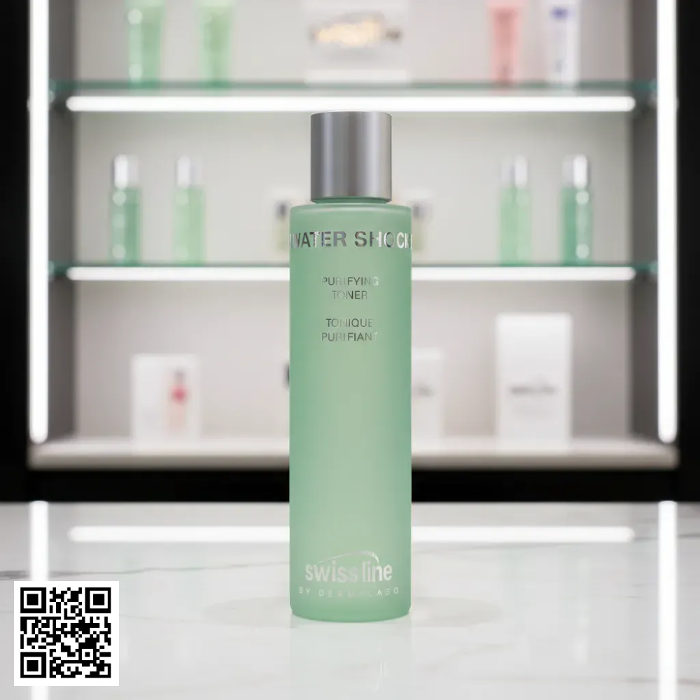 Nước Hoa Hồng Giảm Nhờn Và Tinh Khiết Da Swissline Water Shock Purifying Toner Từ Thuỵ Sĩ 160ml