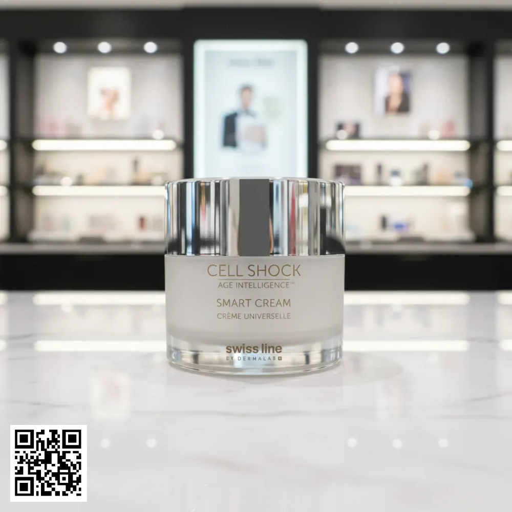 Kem Tinh Chất Tế Bào Dưỡng Ẩm Tái Sinh Da Swissline Cell Shock Age Intelligence Smart Cream Thuỵ Sĩ 50ml