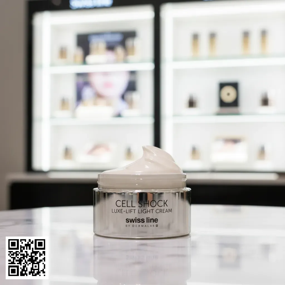Kem Nâng Cơ Hỗ Trợ Ngừa Lão Hóa Cho Da Dầu Swissline Cell Shock Luxe-lift Light Cream Từ Thuỵ Sĩ 50ml