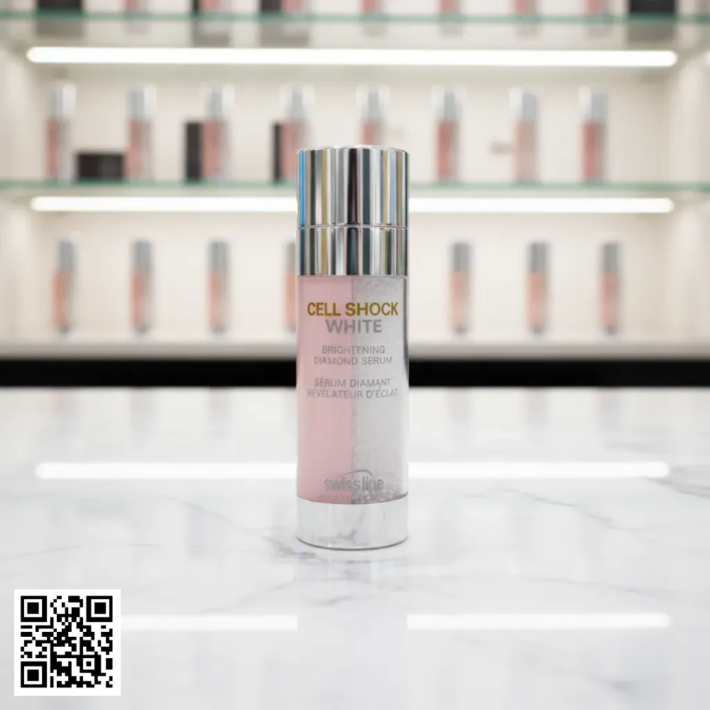 Serum Dưỡng Trắng Da Từ Kim Cương Swissline Cell Shock White Brightening Diamond Serum Từ Thuỵ Sĩ 40ml