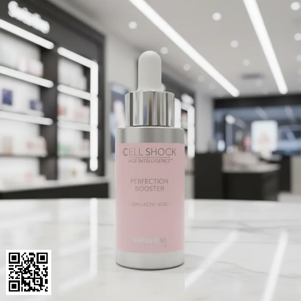 Tinh Chất Tái Tạo Da, Se Khít Lỗ Chân Lông Swissline Cell Shock Age Intelligence Perfection Booster Từ Thuỵ Sĩ 20ml