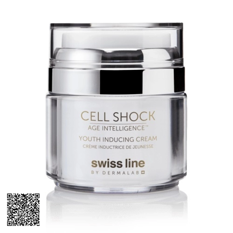 Kem Dưỡng Trắng Trẻ Hóa Da Swissline Cell Shock Age Intelligence Youth-Inducing Cream Từ Thuỵ Sĩ 50ml