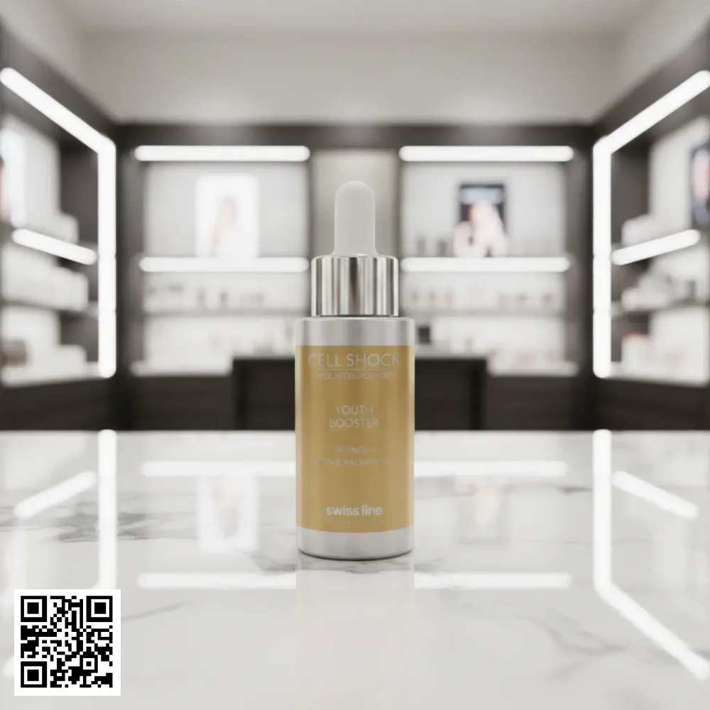 Tinh Chất Trẻ Hóa Da Swissline Cell Shock Age Intelligence Youth Booster Từ Thuỵ Sĩ 20ml