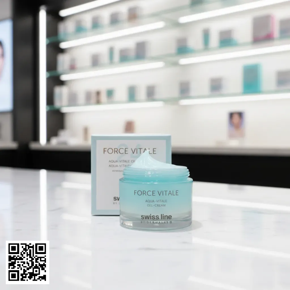 Gel Cấp Nước Cho Da Swissline Force Vitale Aqua-Vitale Gel-Cream Từ Thuỵ Sĩ 50ml