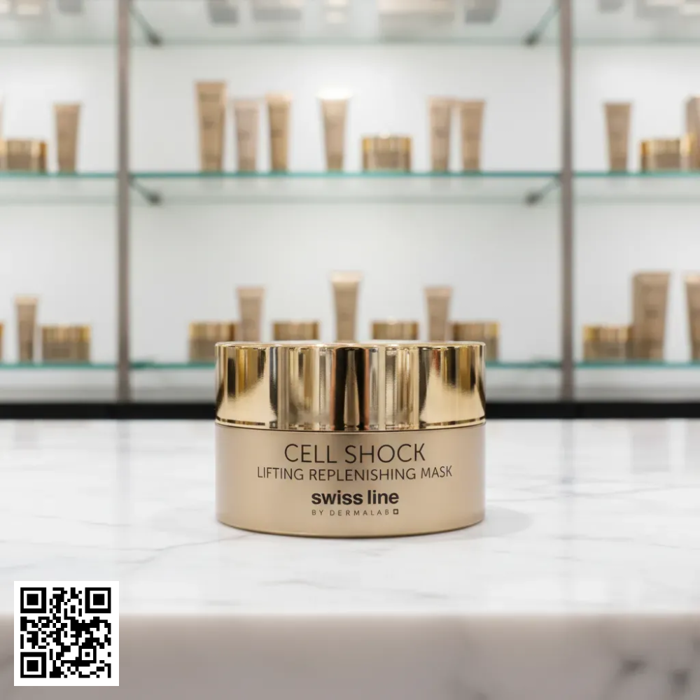 Mặt Nạ Hỗ Trợ Ngừa Lão Hóa Nâng Cơ Swissline Cell Shock Lifting Replenishing Mask Từ Thuỵ Sĩ 50ml