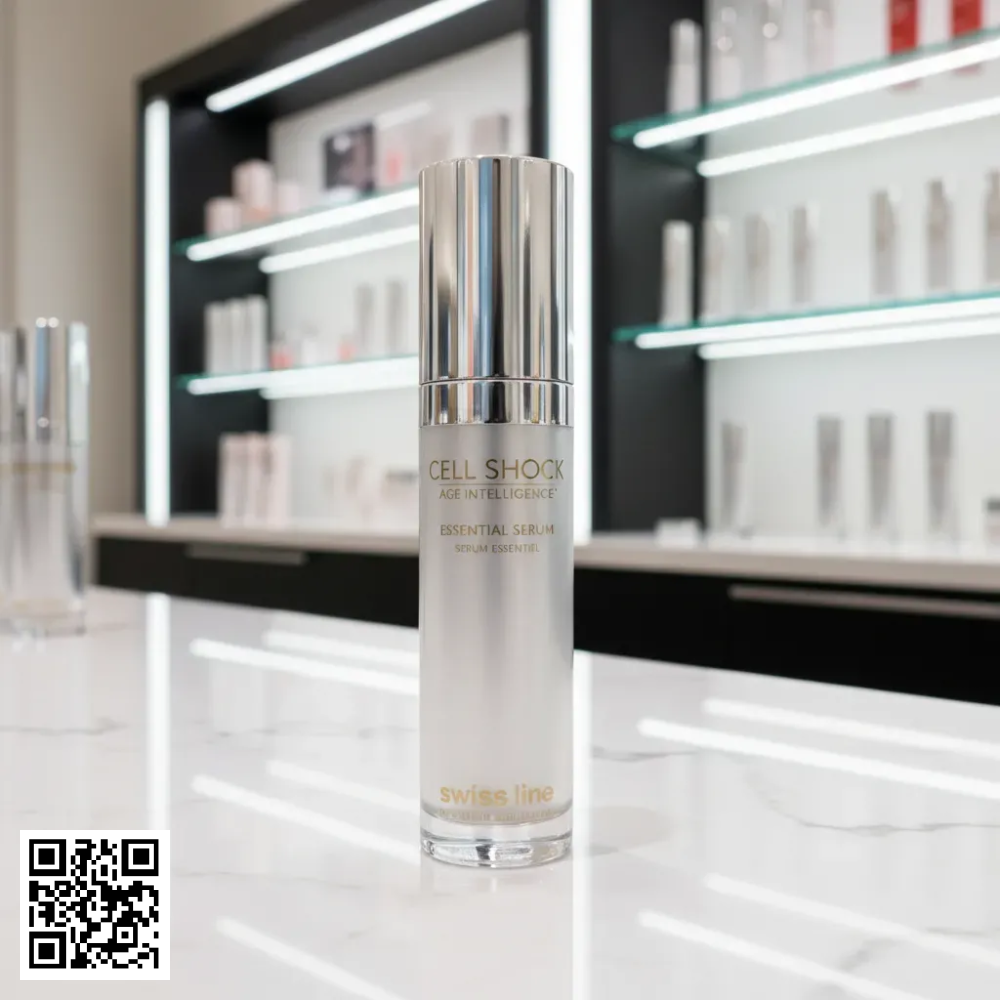 Huyết Thanh Tái Sinh Làn Da Swissline Cell Shock Age Intelligence Essential Serum Từ Thuỵ Sĩ 30ml