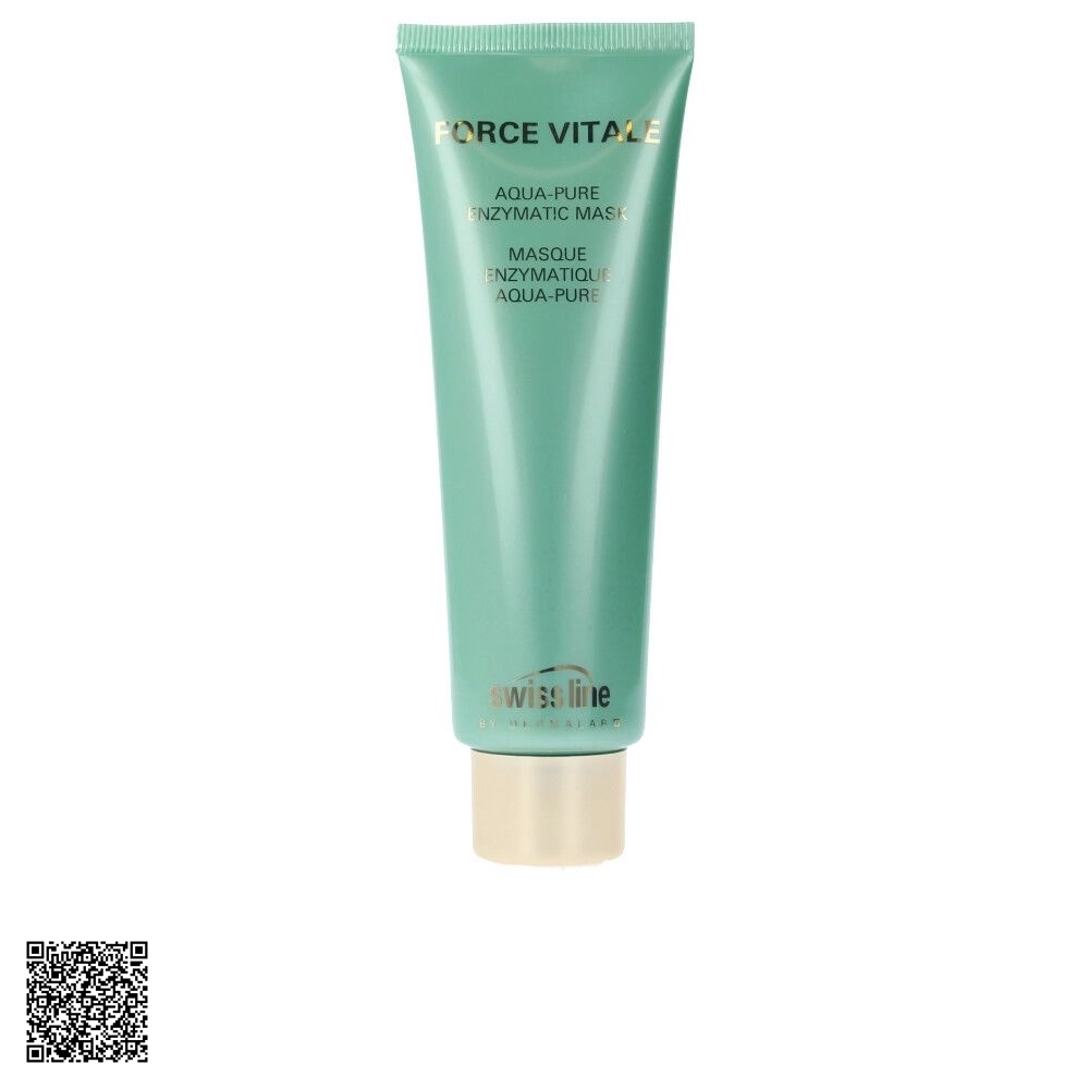 Mặt Nạ Đất Sét Trắng Làm Sạch Và Phục Hồi Da Swissline Force Vitale Aqua-Pure Enzymatic Mask Từ Thuỵ Sĩ 75ml