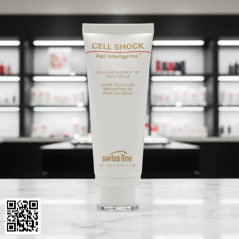 Kem Dưỡng Da Tay Swissline Cell Shock Age Intelligence Cellular Recovery 3D Hand Cream Từ Thuỵ Sĩ 75ml