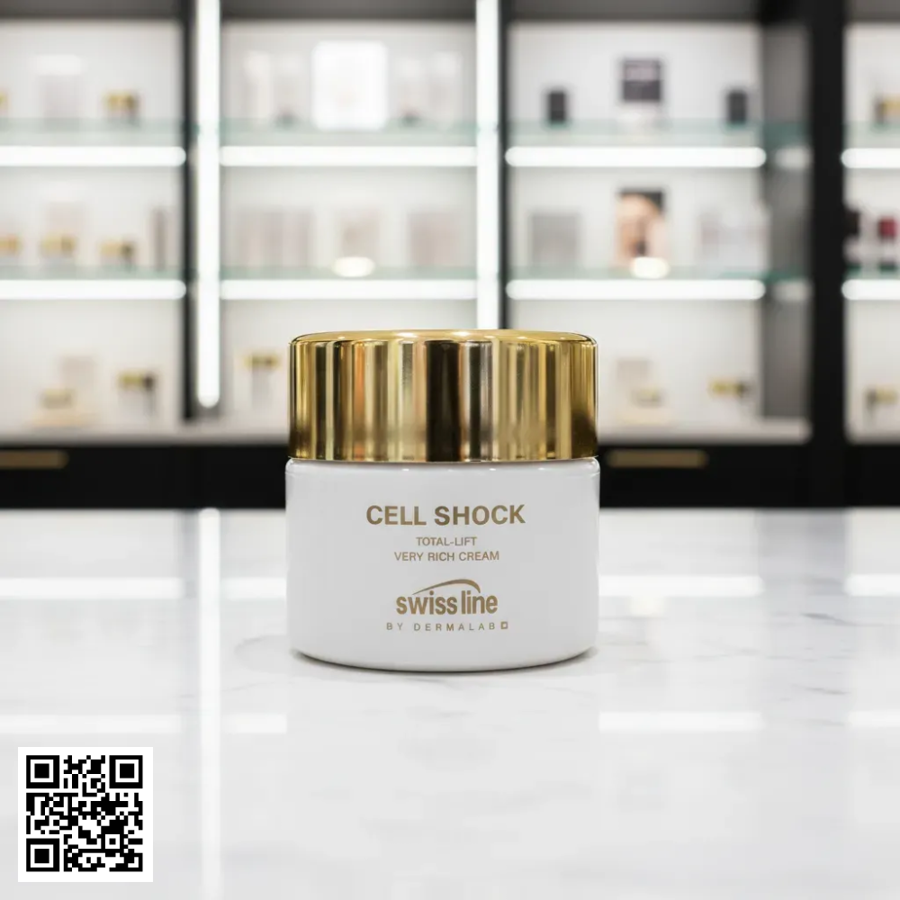 Kem Dưỡng Hỗ Trợ Ngừa Lão Hóa Nâng Cơ Swissline Cell Shock Total-Lift Very Rich Cream Từ Thuỵ Sĩ 50ml
