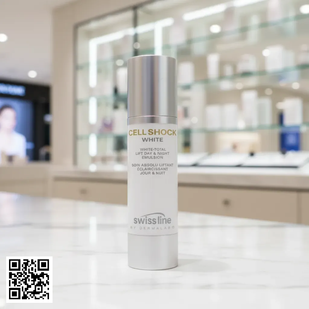 Swissline Cell Shock White Total Lift Day - Night Emulsion Từ Thuỵ Sĩ 50ml