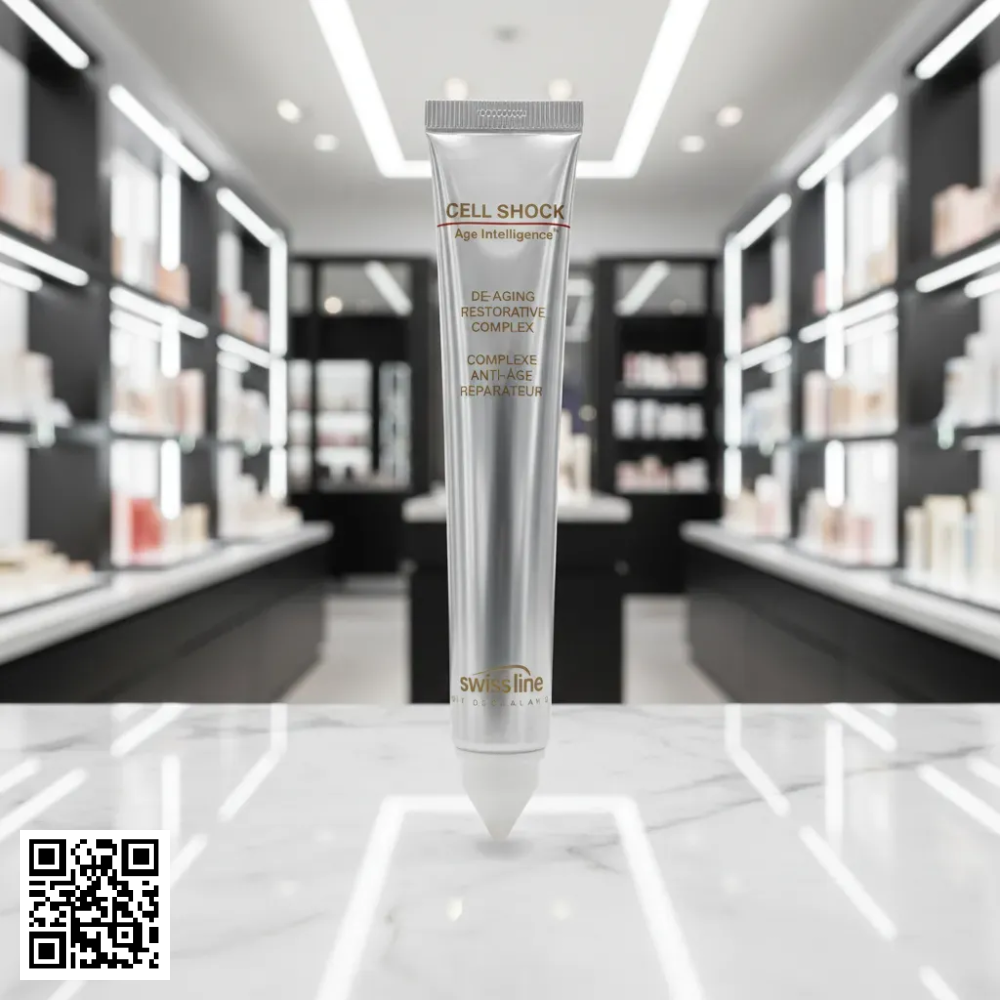 Tinh Chất Hỗ Trợ Ngừa Lão Hóa Swissline Cell Shock Age Intelligence De-Aging Restorative Complex Từ Thuỵ Sĩ 25ml