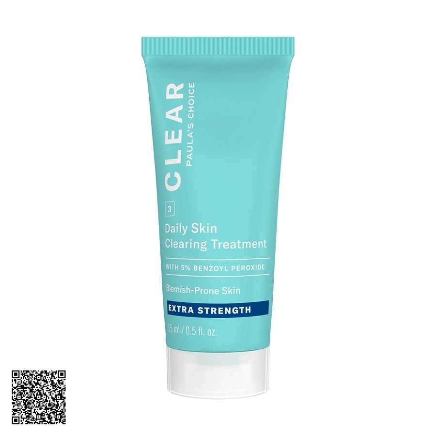 Kem Chấm Mụn Paula’s Choice Clear Regular Strength Daily Skin Clearing Treatment 2.5% Benzoyl Peroxide Từ Mỹ 15ml