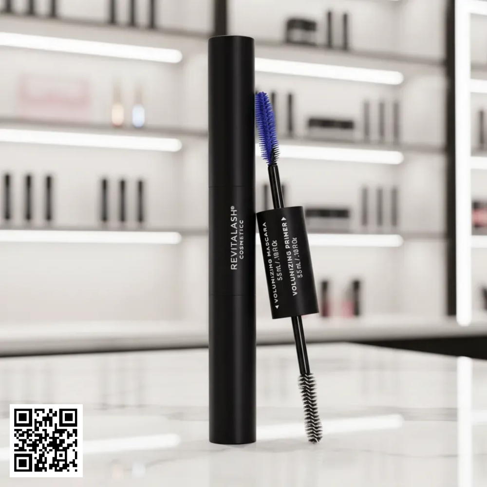 Mascara 2 Đầu Làm Dày Và Dài Mi RevitaLash Cosmetics Volumizing Mascara And Volumizing Primer Từ Mỹ 11ml