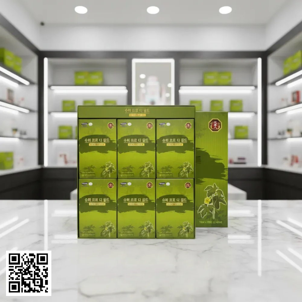 Nước Uống Hỗ Trợ Đường Huyết Korea Ginseng Bio-Science Super Pro-D Gold Từ Hàn Quốc 30 Gói