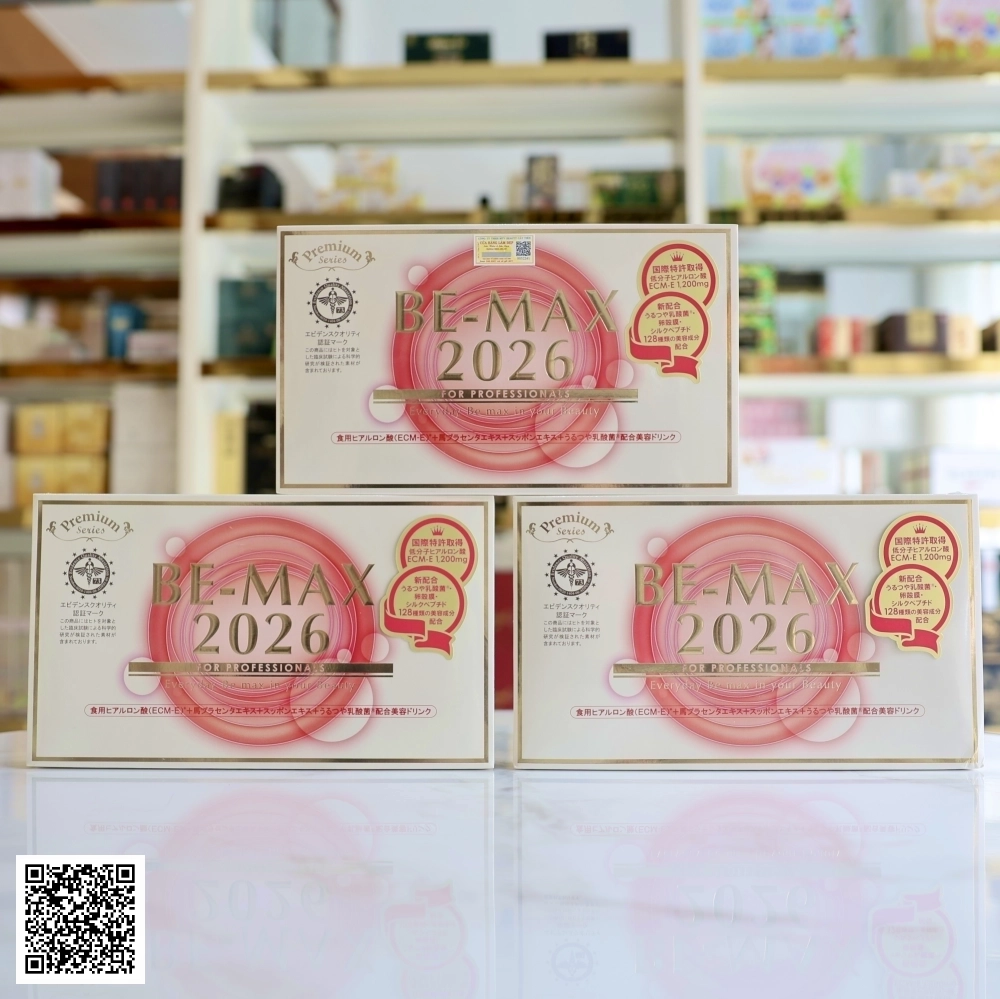 Liệu Trình Tinh Chất Trẻ Hóa Da Be-Max 2026 Từ Nhật Bản