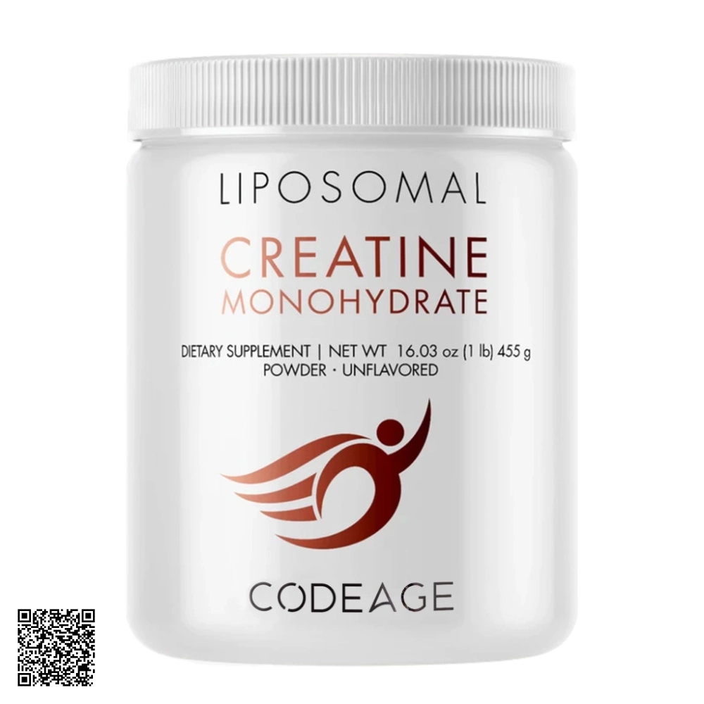 Bột Tăng Cơ CodeAge Liposomal Creatine Mononhydrate Từ Mỹ 455g