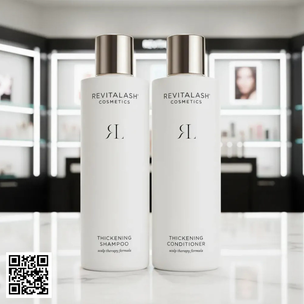 Bộ Gội Xả Phục Hồi Tóc Hư Tổn RevitaLash Thickening Shampoo 250ml & Conditioner 250ml Từ Mỹ