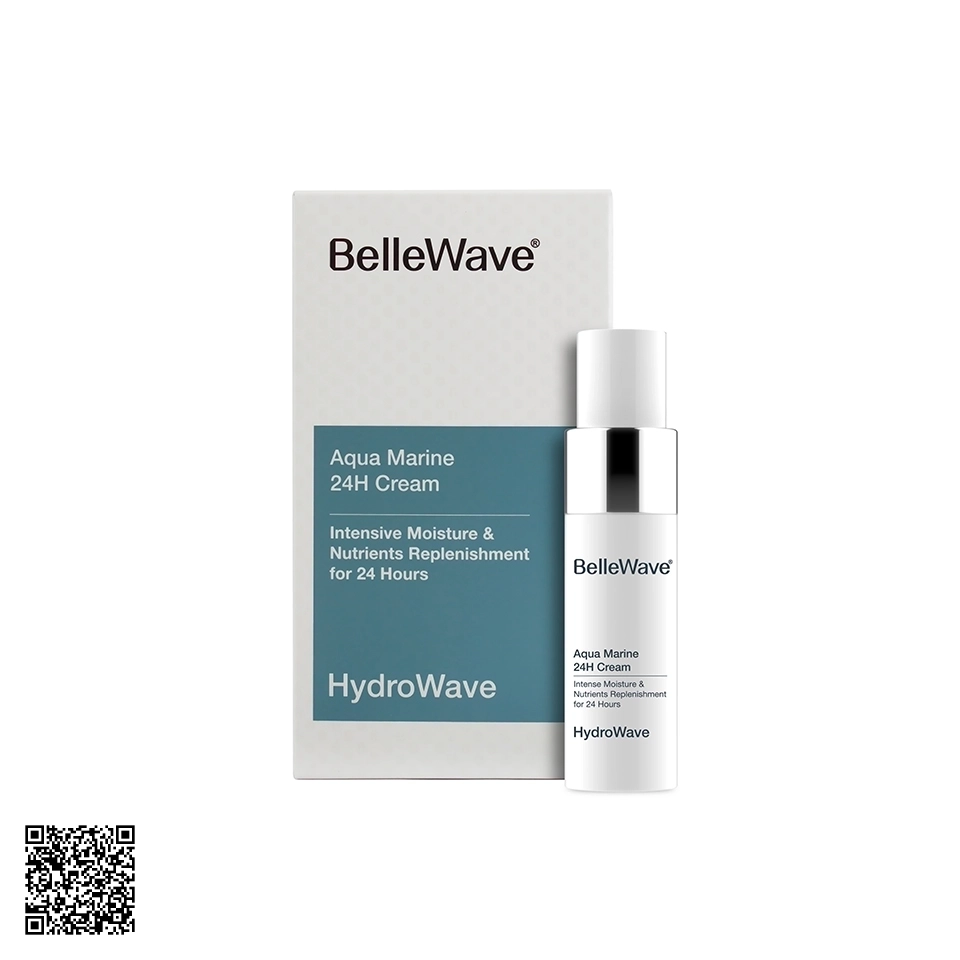 Kem Bổ Sung Nước 24h BelleWave Aqua Marine 24h Cream Từ Thuỵ Sĩ 30ml