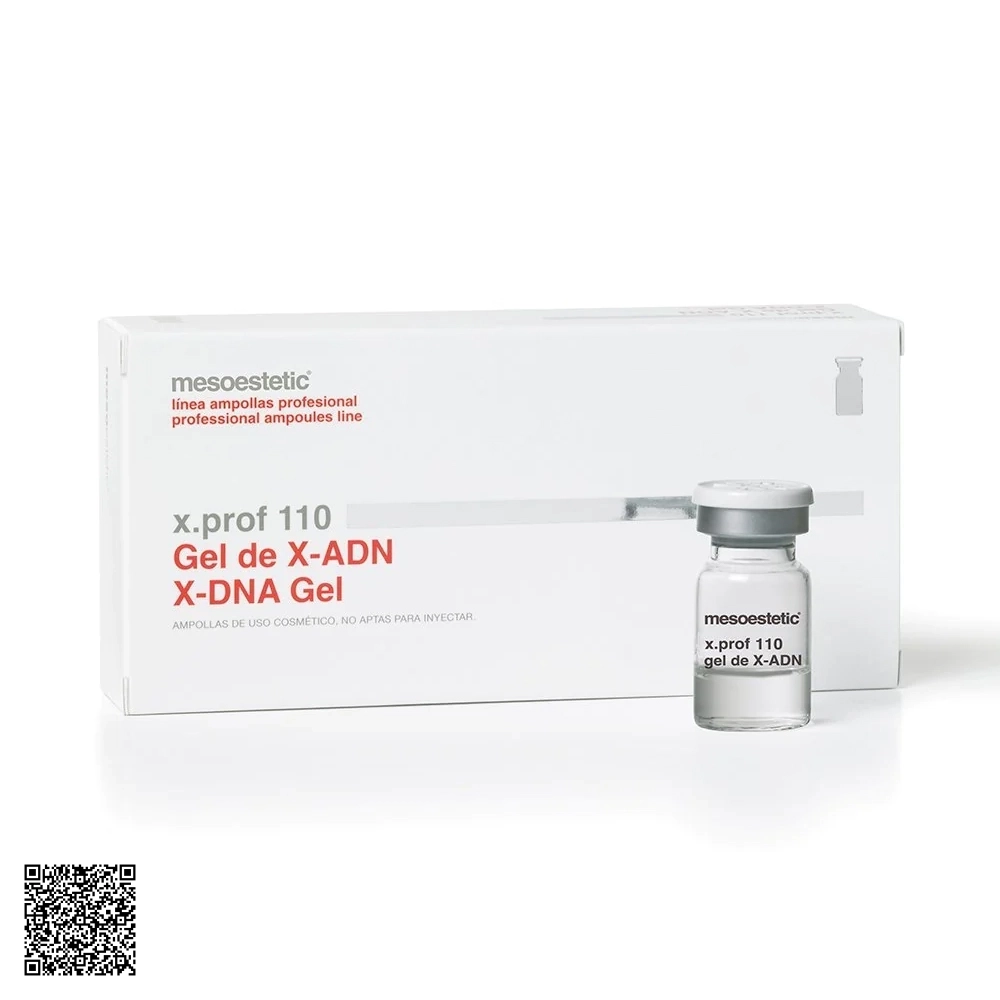 Tinh Chất Trẻ Hóa Da Mesoestetic X.Prof 110 Gel De X-ADN X-DNA Gel Từ Tây Ban Nha (5 Lọ x 2.5ml)