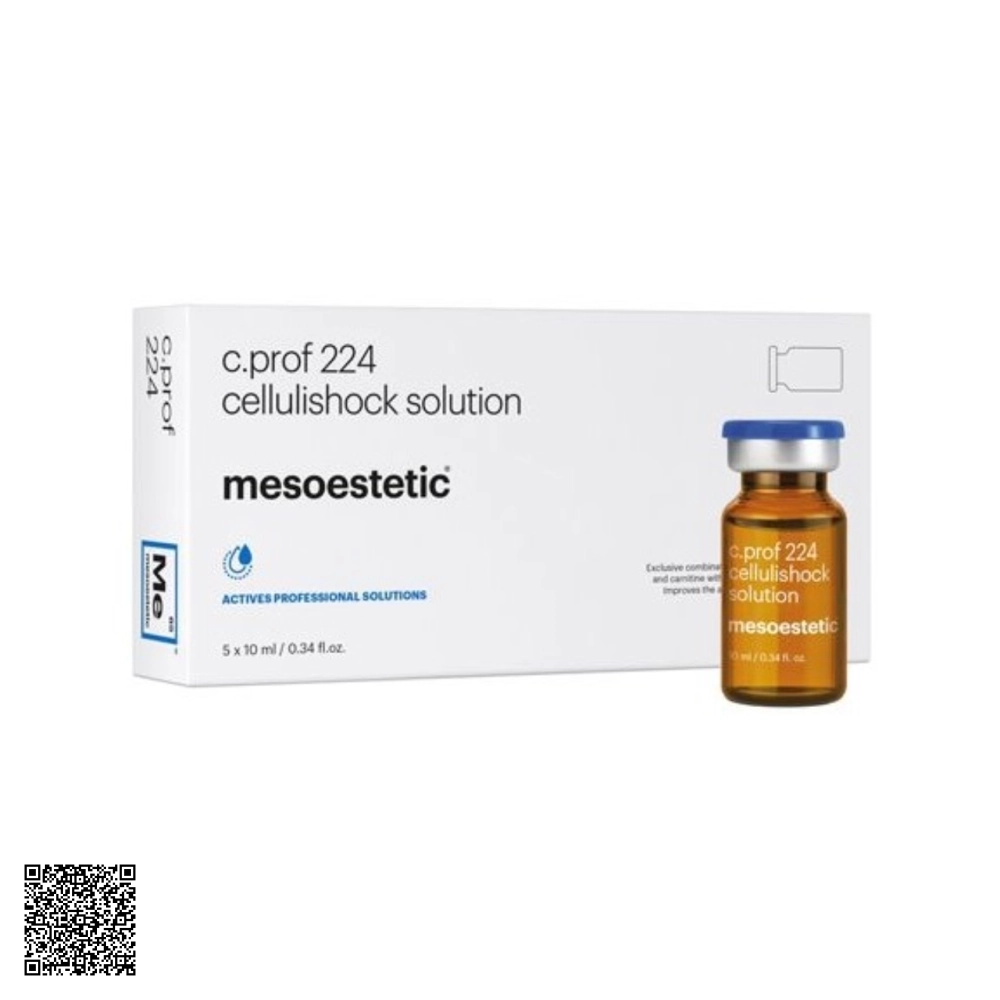 Dung Dịch Trị Da Cam Mesoestetic C.Prof 224 Cellulishock Solution Từ Tây Ban Nha (5 Lọ x 10ml)