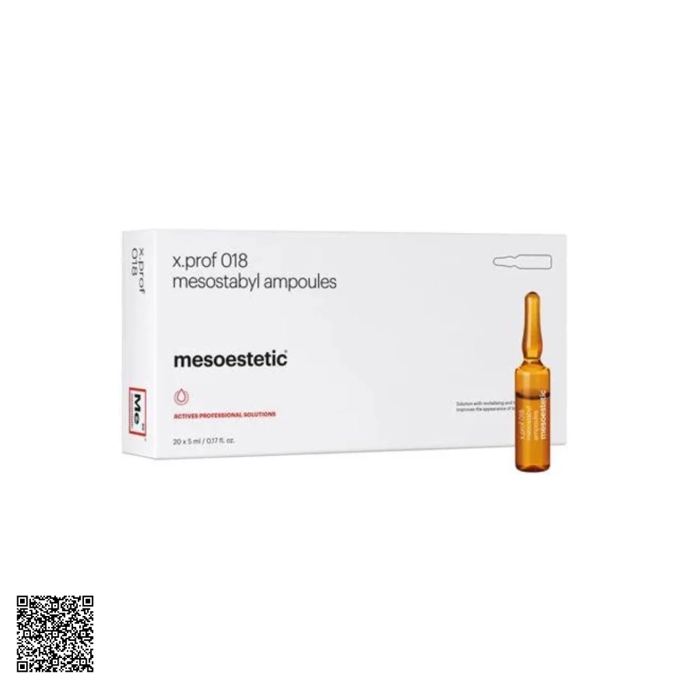 Tinh Chất Giảm Mỡ Săn Chắc Da Mesoestetic X.Prof 018 Mesostabyl Từ Tây Ban Nha (20 Ống x 5ml)