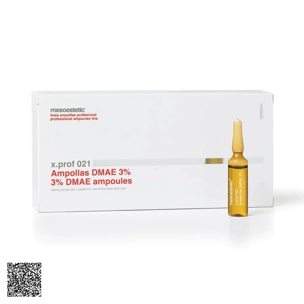 Tinh Chất Chống Chảy Xệ, Làm Săn Chắc Da Mesoestetic X.Prof 021 3% DMAE Ampoules Từ Tây Ban Nha (20 Ống x 5ml)