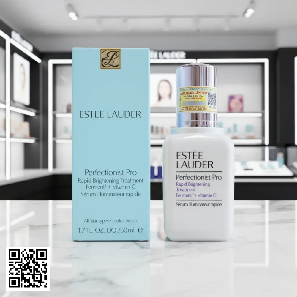 Serum Làm Sáng Mịn Và Đều Màu Da Estee Lauder Perfectionist Pro Rapid Brightening Treatment Serum with Ferment³ + Vitamin C Từ Mỹ 50ml