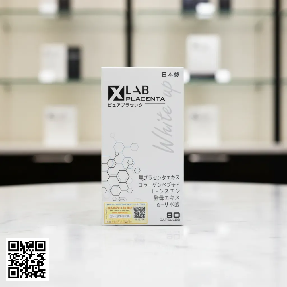 Viên Uống Trắng Da Xlab Placenta Từ Nhật Bản 90 Viên