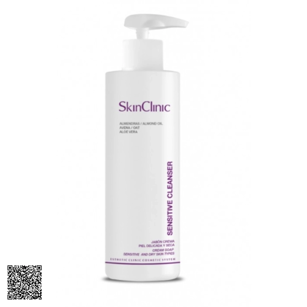 Sữa Rửa Mặt Dạng Kem Dịu Nhẹ SkinClinic Sensitive Cleanser Cho Da Khô Nhạy Cảm Từ Tây Ban Nha