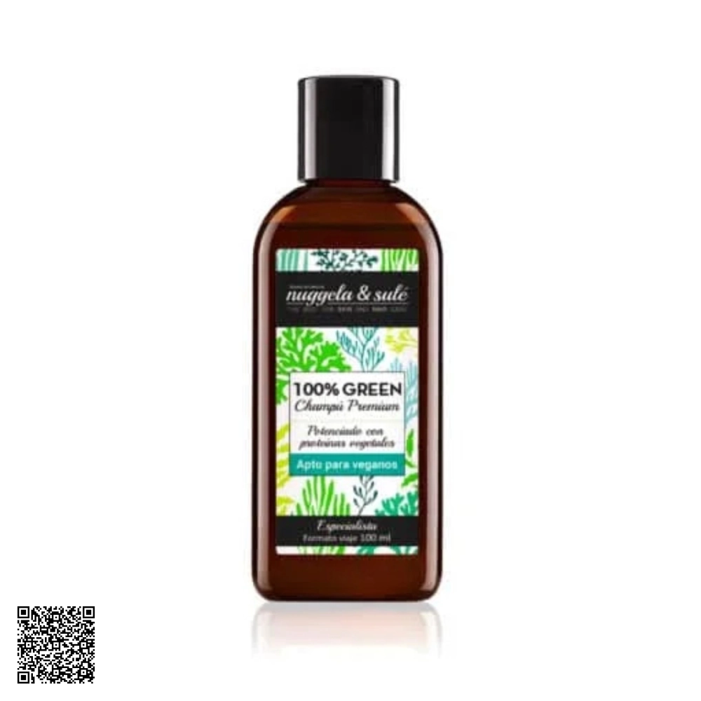 Dầu Gội Thuần Chay Tăng Cường Sức Khoẻ Tóc Nuggela & Sule 100% Green Premium Shampoo 100ml
