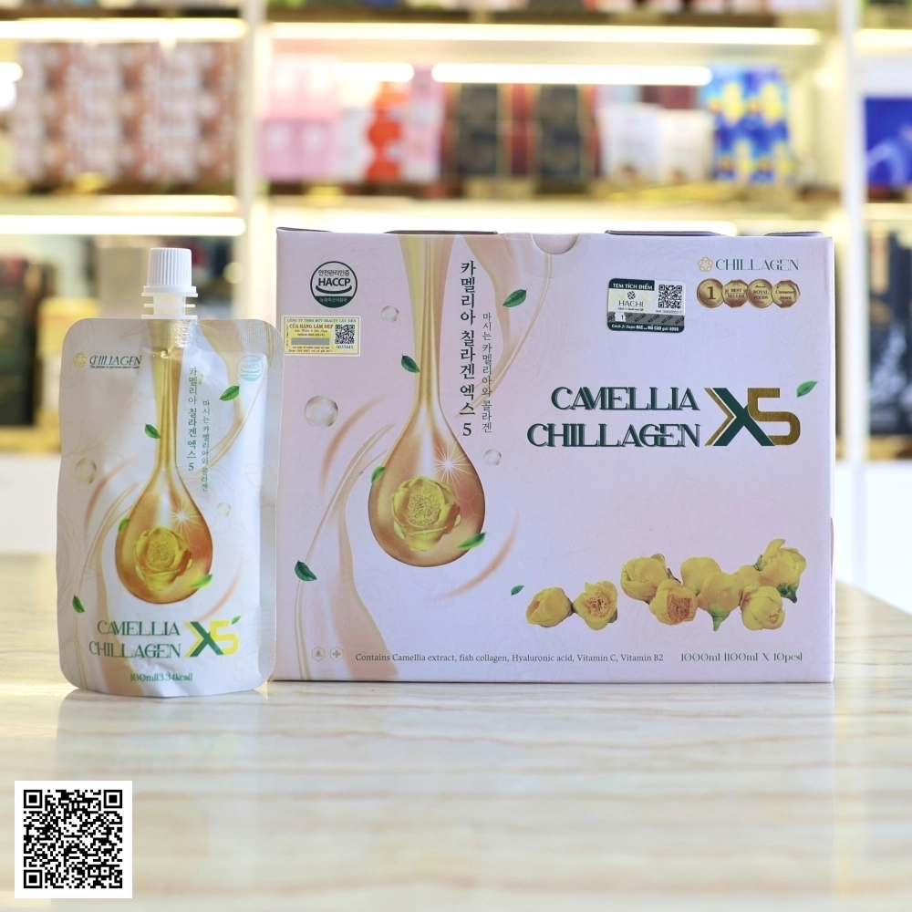 Collagen Kim Hoa Trà Cổ Chillagen Camellia X5