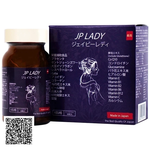 Viên Uống JP Lady Jpanwell Cung Cấp Vitamin Hỗ Trợ Phụ Nữ Giai Đoạn Tiền Mãn Kinh Từ Nhật Bản 60 Viên
