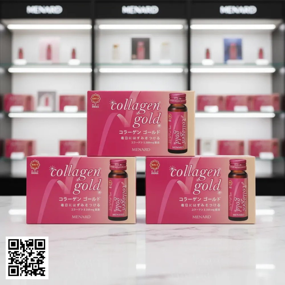 Liệu Trình Nước Uống Menard Collagen Gold 30 Chai