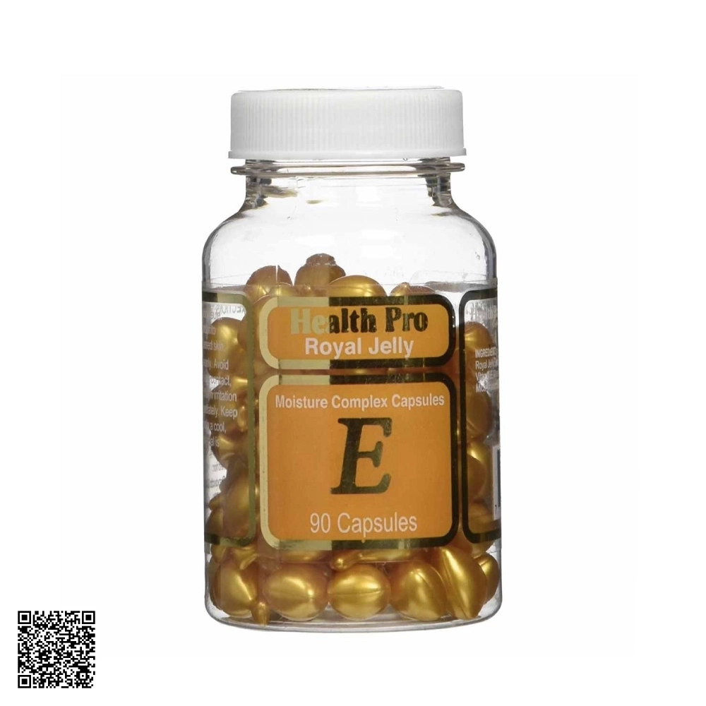 Viên Uống Vitamin E Health Pro Royal Jelly Từ Mỹ 90 Viên