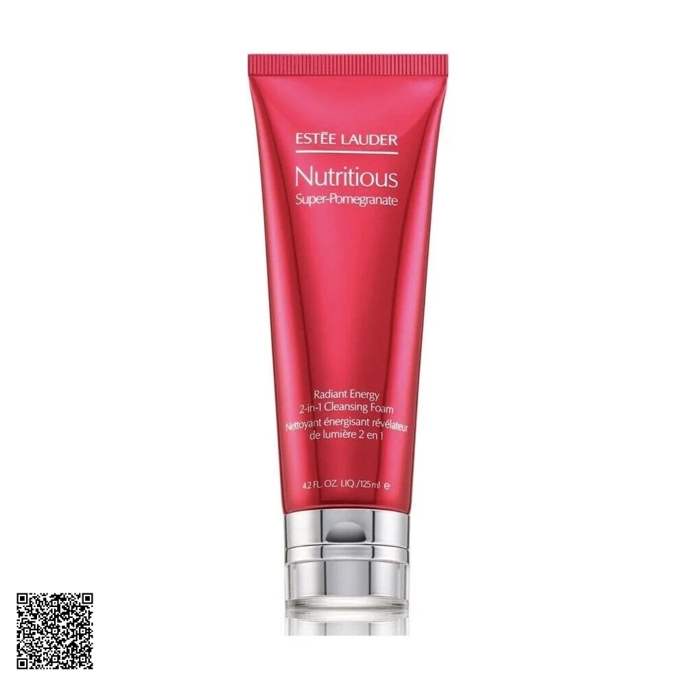 Sữa Rửa Mặt Estee Lauder Nutritious Super Pomegranate Radiant Energy 2 In 1 Cleansing Foam 125ml