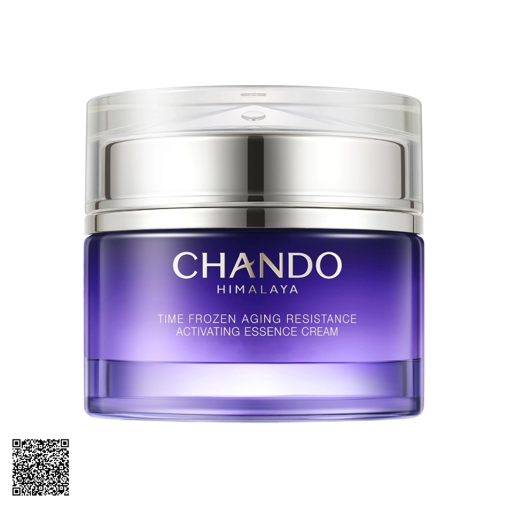 Kem Dưỡng Hỗ Trợ Ngừa Lão Hóa Chando Himalaya Time Frozen Aging Resistance Activating Essence Cream 55g