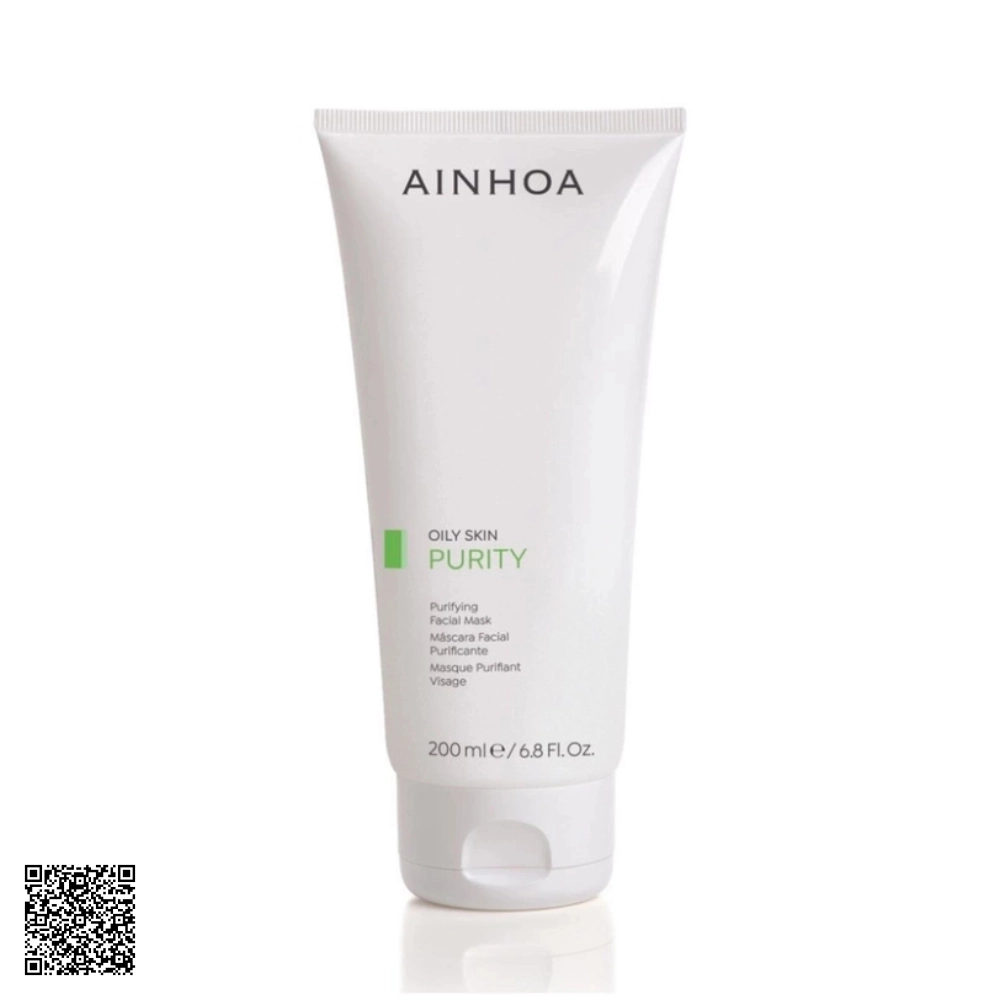 Mặt Nạ Kiểm Soát Dầu Và Làm Dịu Ainhoa Purity Purifying Facial Mask Từ Tây Ban Nha 200ml