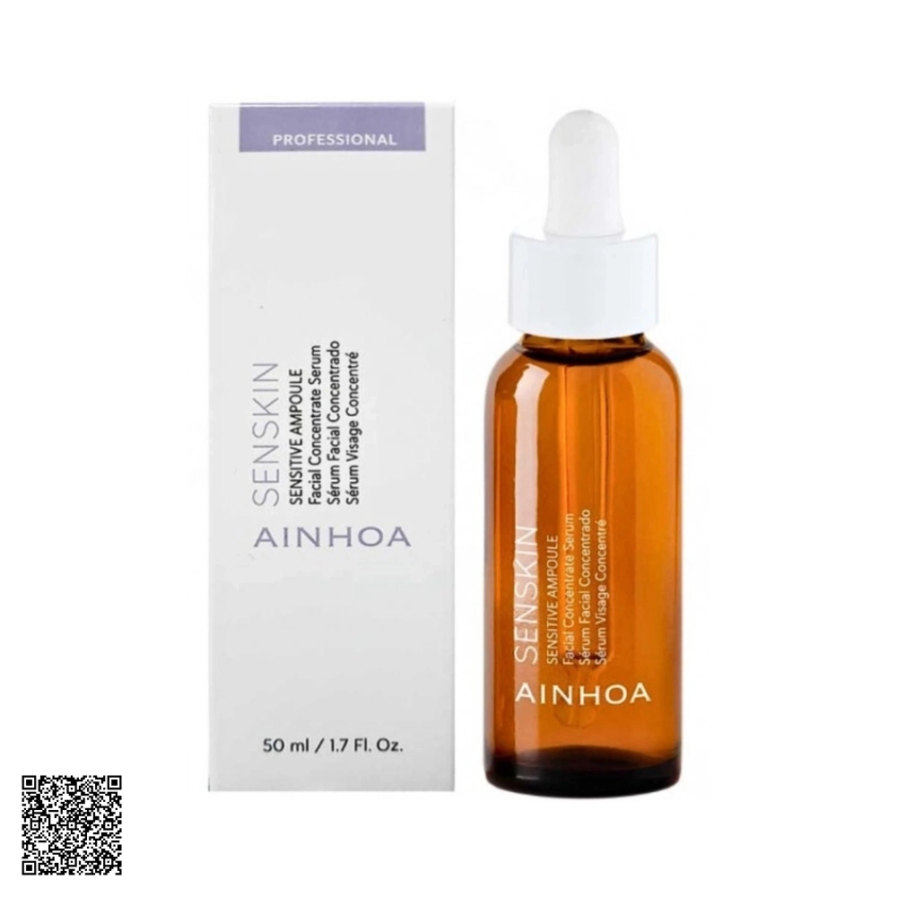 Serum Làm Dịu Và Thanh Lọc Da Ainhoa Senskin Sensitive Ampoule Facial Concentrated Serum 50ml
