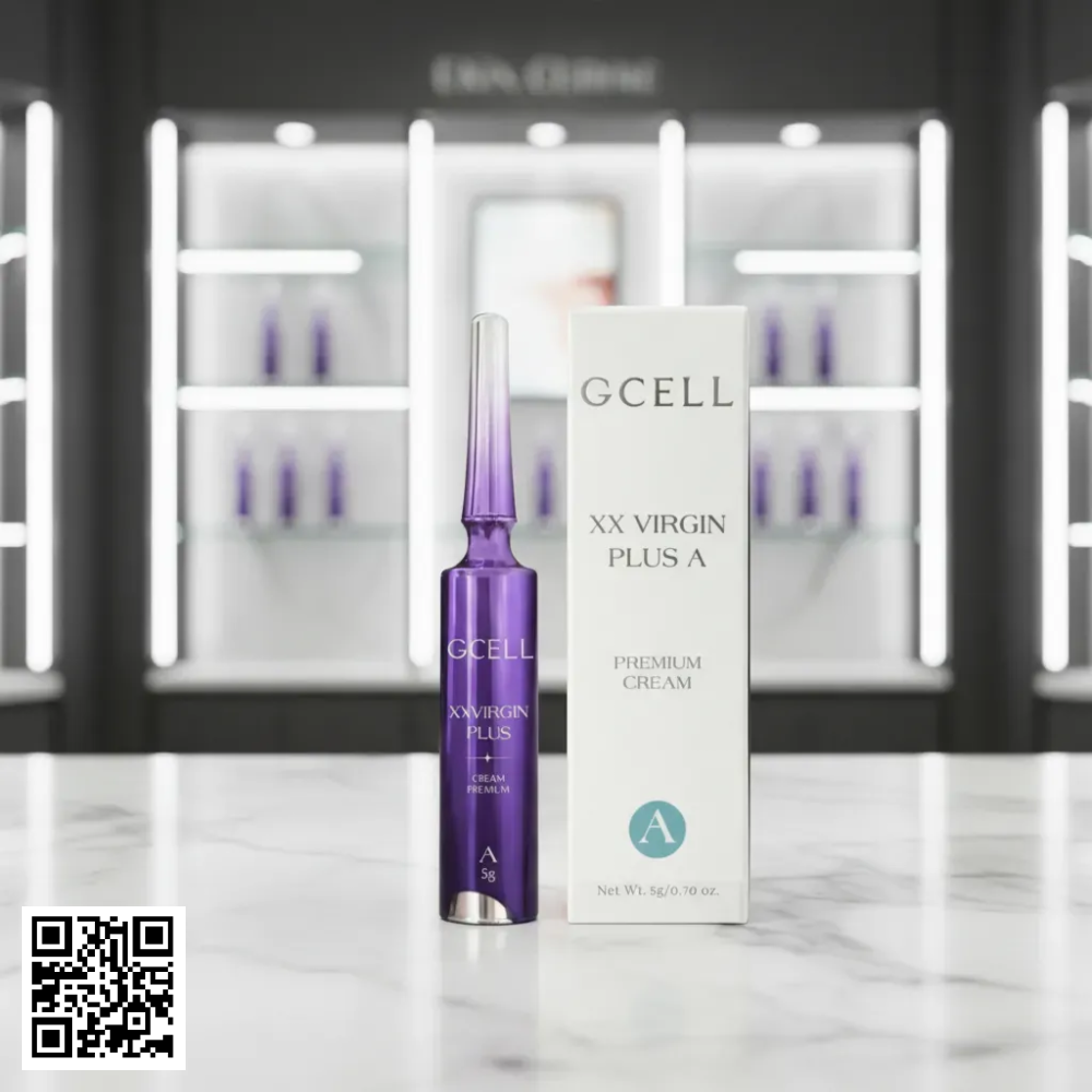 Kem Mờ Thâm Nách Bẹn Mông GCell XX Virgin Cream Premium A 5g