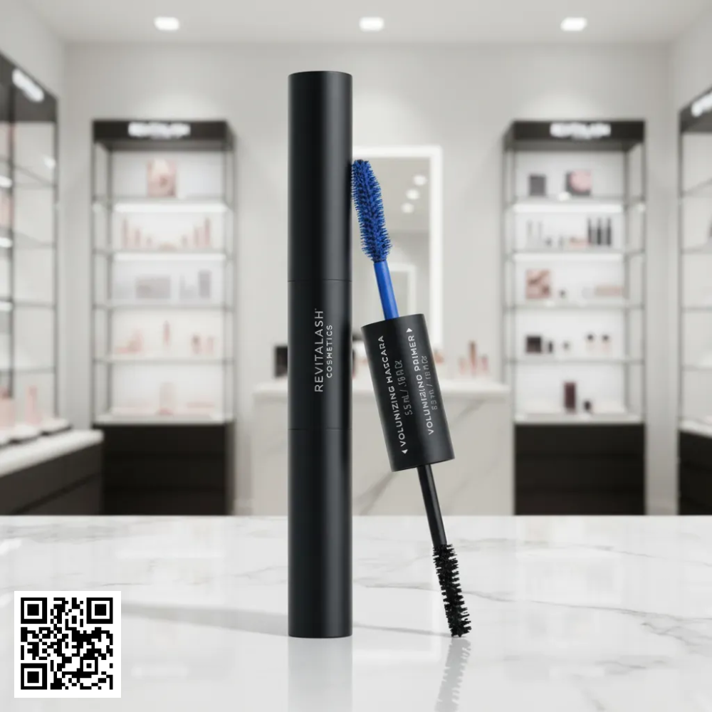 Mascara 2 Đầu Giúp Làm Dày Và Dài Mi RevitaLash Double-ended Volume Set 5.5ml