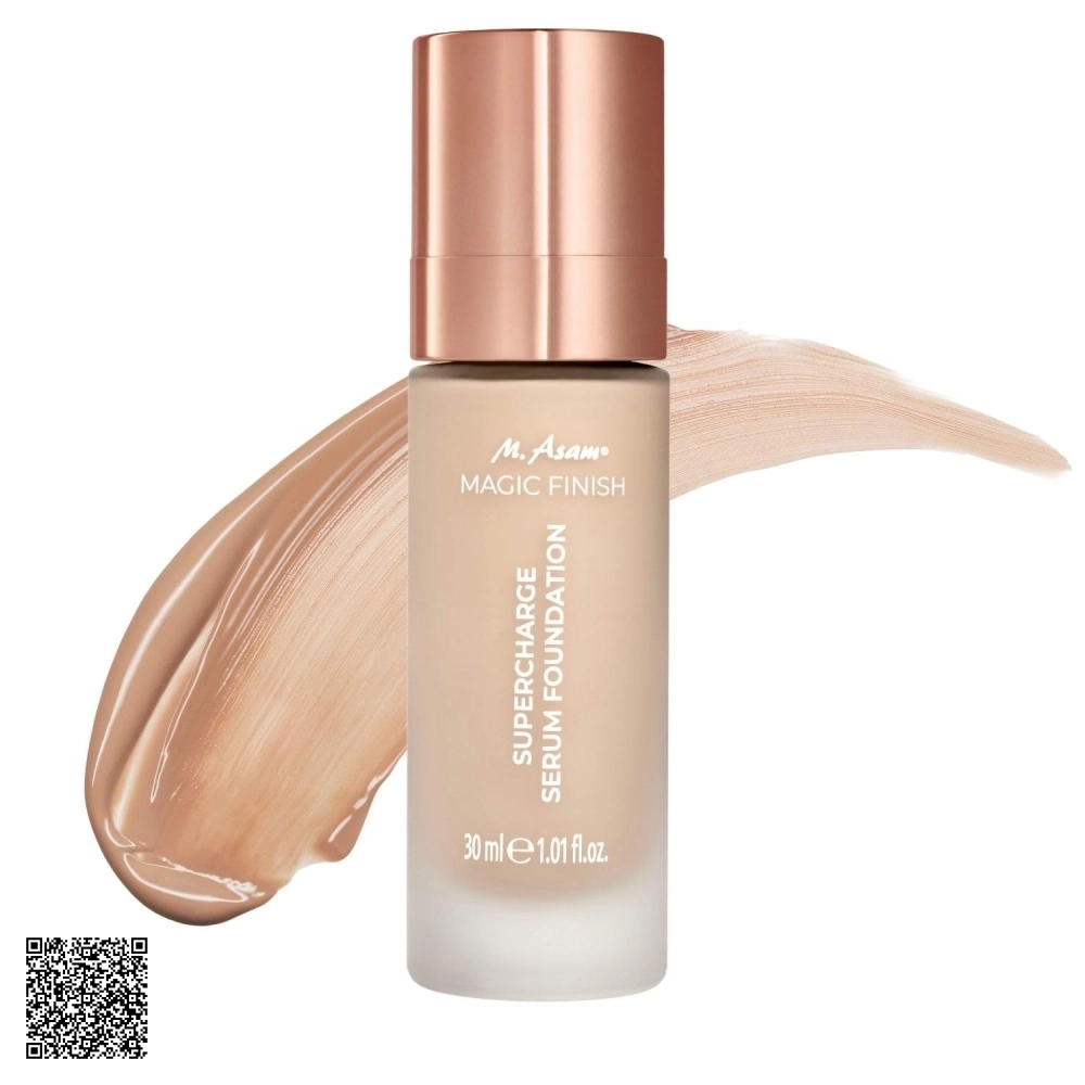 Kem Nền Che Phủ Hoàn Hảo Và Làm Săn Chắc Da Tone Tự Nhiên M. Asam Magic Finish Supercharge Serum Foundation 200 Warm Sand 30ml