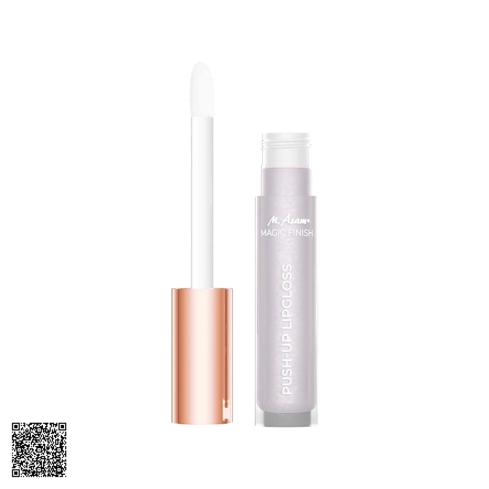 Son Bóng Ánh Nhũ Không Màu Tạo Hiệu Ứng Căng Mọng Môi M. Asam Magic Finish Push-up Lipgloss Cool Diamond 4ml