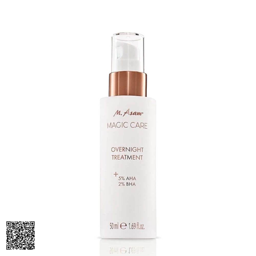 Nước Tẩy Tế Bào Chết AHA & BHA M. Asam Magic Care Overnight Treaiment AHA & BHA 50ml