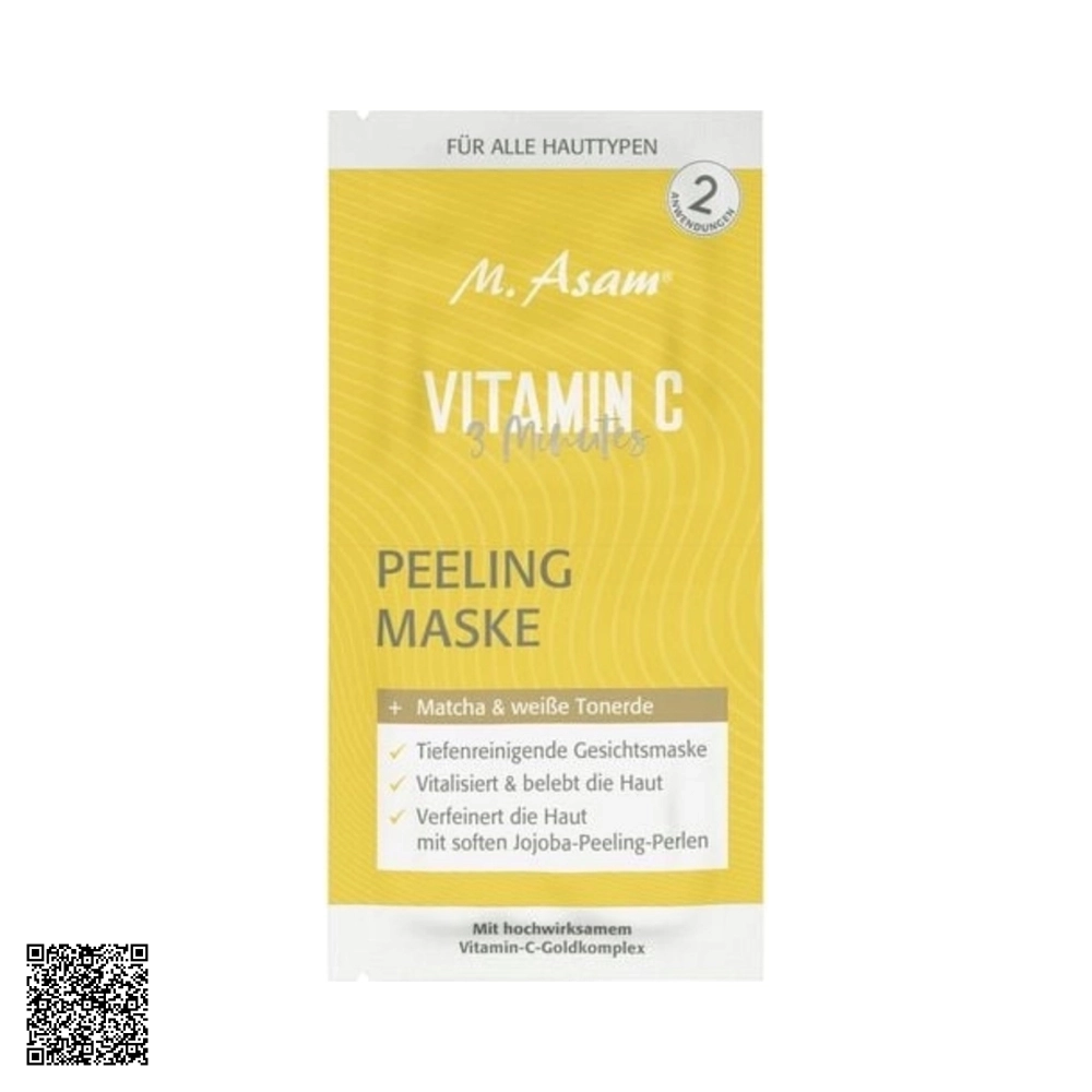 Mặt Nạ Tẩy Tế Bào Chết 3 Phút Vitamin C M. Asam Vitamin C 3 Minutes Exfoliating Mask 150ml