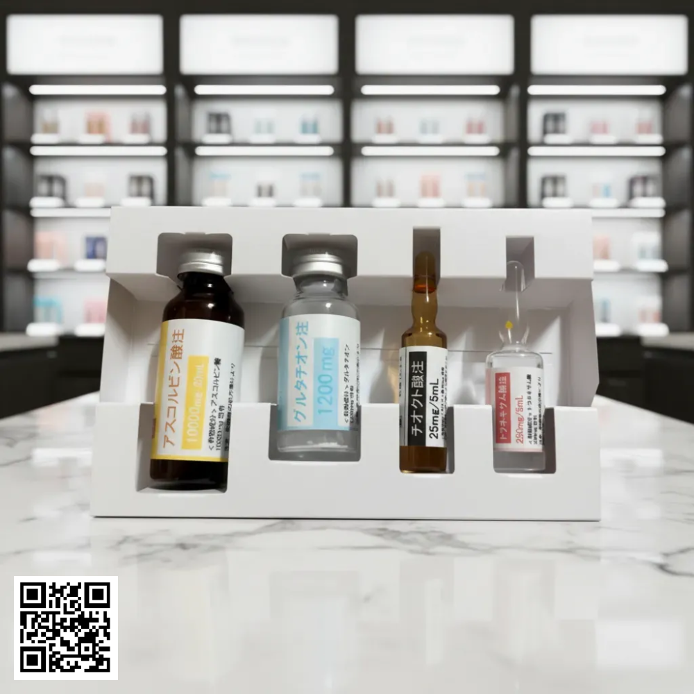 Truyền Truyền Trắng Da Thải  Độc  SPCELL LAB SP DR.IP Nhật Bản Set 01 Lần Truyền